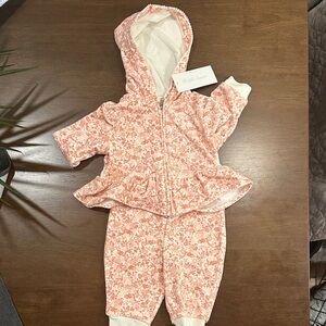 NWT- Ralph Lauren Pink Floral Matching Set - 3 Months